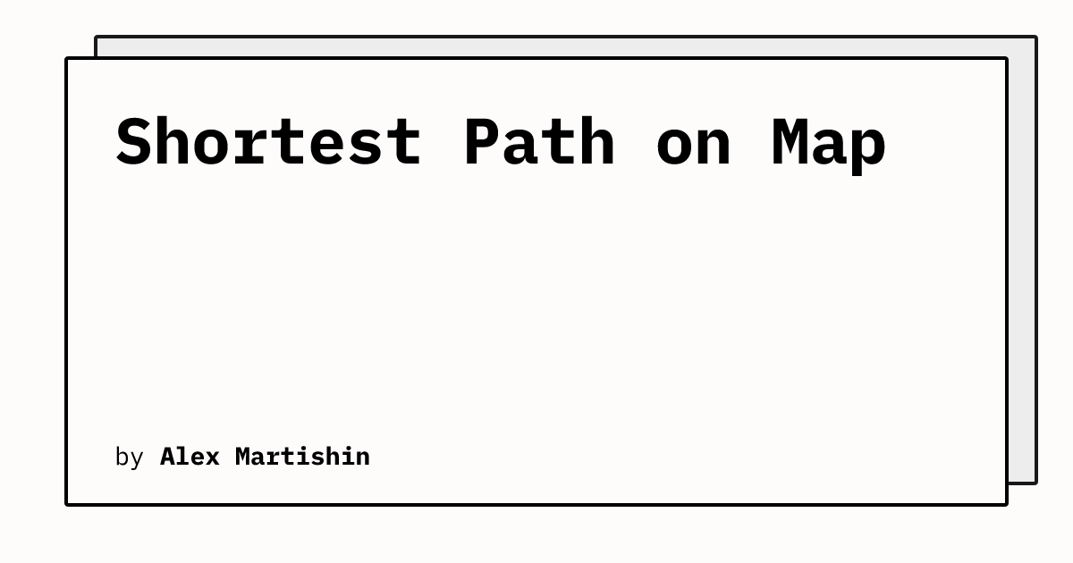 Shortest Path on Map